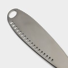Нож для масла из нержавеющей стали, длина 22 см, цвет серебряный - Фото 6