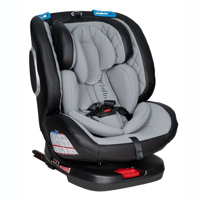 Автокресло детское Farfello, система Isofix, цвет серый - Фото 1