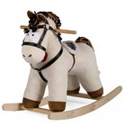Качалка детская мягкая Тутси «Конь Свэн», цвет бежевый - фото 110771437