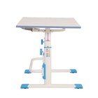 Парта-трансформер растущая Polini kids Simple М1, 75х55 см, цвет белый-синий - Фото 13