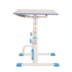 Парта-трансформер растущая Polini kids Simple М1, 75х55 см, цвет белый-синий - Фото 10
