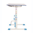 Парта-трансформер растущая Polini kids Simple М1, 75х55 см, цвет белый-синий - Фото 14