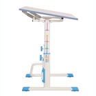 Парта-трансформер растущая Polini kids Simple М1, 75х55 см, цвет белый-синий - Фото 15