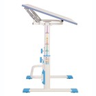 Парта-трансформер растущая Polini kids Simple М1, 75х55 см, цвет белый-синий - Фото 17