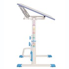 Парта-трансформер растущая Polini kids Simple М1, 75х55 см, цвет белый-синий - Фото 18