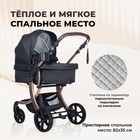 Коляска трансформер Aimile Original New, цвет чёрное золото - Фото 4