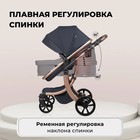 Коляска трансформер Aimile Original New, цвет чёрное золото - Фото 6