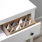 Органайзер для хранения белья Доляна Points, 8 ячеек, 28×14×10 см, бежевый - Фото 2