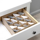 Органайзер для хранения белья Доляна Points, 16 ячеек, 27×25×10 см, бежевый - Фото 10