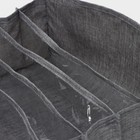 Органайзер для хранения белья Доляна, 7 ячеек, 35×30×13 см, серый - Фото 4