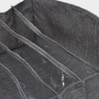 Органайзер для хранения белья Доляна, 7 ячеек, 35×30×13 см, серый