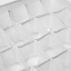 Органайзер для хранения белья LaDо́m, 24 ячейки, 32×32×10 см, белый - Фото 5