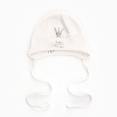 Шапка детская, размер 40-42, молочная