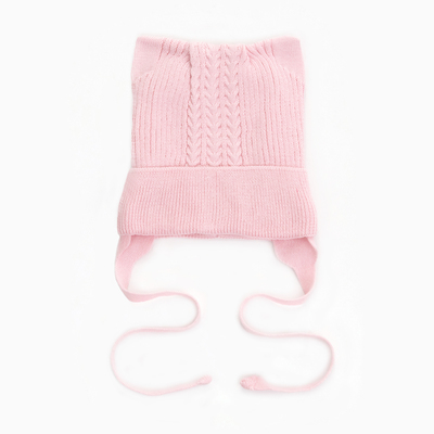 Шапка для девочки, размер 46-48, светло-розовая