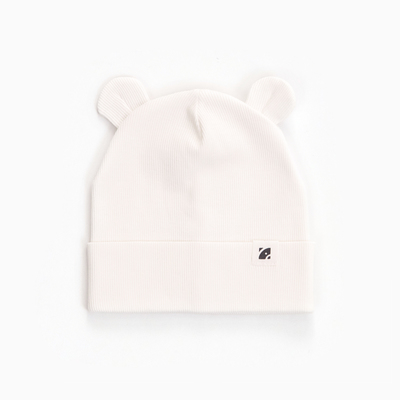 Шапка детская, размер 40-42, молочная