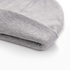 Шапка детская, цвет серый меланж, размер 46-48 10375058