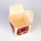 Коробка подарочная складная "Бант", 10 х 10 х 10 см - Фото 4