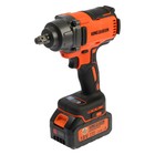 Гайковерт аккумуляторный KINGQUEEN KQ-287, ударный, 18 В, 2х4 Ач, 600 Нм, 1/2", 3 режима - фото 24504245