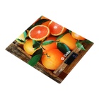 Весы кухонные DELTA KCE-70, электронные, до 5 кг, рисунок "Сочные апельсины" - фото 4465827