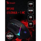 Мышь A4Tech Bloody W60 Мах, игровая, проводная, 10000 dpi, USB, черная - Фото 2