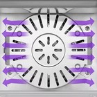 Сушилка для овощей и фруктов Kitfort KT-1966, 412 Вт, 5 ярусов, бело-чёрная 10582626 - фото 16429718