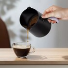 Турка электрическая Kitfort КТ-7454, 600 Вт, 0.3 л, чёрно-розовая - фото 24493535