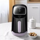 Турка электрическая Kitfort КТ-7454, 600 Вт, 0.3 л, чёрно-розовая - фото 24493539