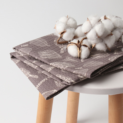 Полотенце вафельное «Этель. Новогодняя баня», 80×150 см, хлопок 100%