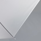 УЦЕНКА Зонт - трость полуавтоматический, 8 спиц, R = 46/55 см, D = 110 см, цвет белый - Фото 10
