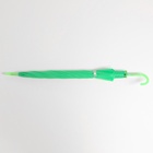 УЦЕНКА Зонт - трость полуавтоматический, 8 спиц, R = 46/55 см, D = 110 см, цвет зеленый - Фото 4