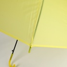 УЦЕНКА Зонт - трость полуавтоматический, 8 спиц, R = 46/55 см, D = 110 см, цвет жёлтый - Фото 10