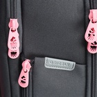 Ранец каркасный, 36 х 29 х 18 см, Grizzly, + брелок, из плюша и меха, серый - фото 24570597