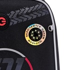 Ранец каркасный, 37 х 26 х 16 см, Grizzly, чёрный - фото 25465227