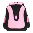 Ранец каркасный, 36 х 28 х 20 см, Grizzly, с пайетками, + брелок, чёрный - фото 24557323