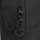 Рюкзак школьный, 38 х 29 х 16 см, Grizzly, эргономичная спинка, чёрный/зелёный - фото 24557341