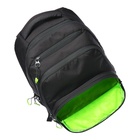 Рюкзак молодёжный 45 х 32 х 23 см, Grizzly, эргономичная спинка, отделение для ноутбука, чёрный - Фото 8