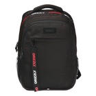 Рюкзак молодёжный 42 х 31 х 22 см, Grizzly, эргономичная спинка, отделение для ноутбука, чёрный - фото 24557379