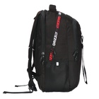 Рюкзак молодёжный 42 х 31 х 22 см, Grizzly, эргономичная спинка, отделение для ноутбука, чёрный - фото 24557380