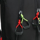 Рюкзак школьный, 40 х 27 х 20 см, Grizzly, эргономичная спинка, отделение для ноутбука, чёрный - фото 24557405