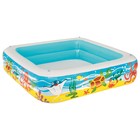 Бассейн надувной «Морские глубины», с навесом, 140 х 140 х 114 см, от 2 лет, 52192 Bestway - Фото 3