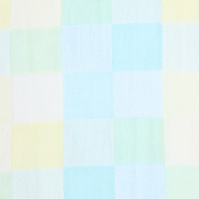 Полотенце LoveLife «Клеточки», 26×50 см, хлопок 100%, голубое