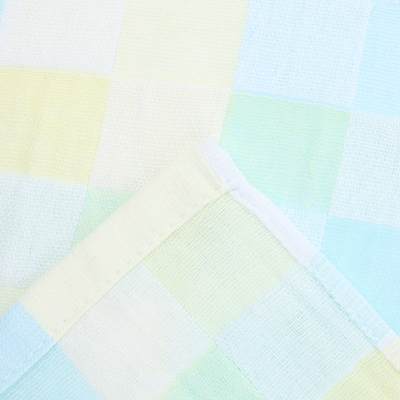 Полотенце LoveLife «Клеточки», 26×50 см, хлопок 100%, голубое