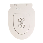 УЦЕНКА Сиденье для уличного туалета, с крышкой, 38×50 см, Стандарт, пенополистирол, МИКС - Фото 3