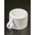 УЦЕНКА Набор кружек керамический на подставке из бамбука BellaTenero, 8 предметов: 4 кружки 150 мл, 4 ложки, цвет белый - Фото 7