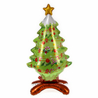 Воздушный шар фольгированный 48" «Новогодняя ёлка», на подставке - Фото 2