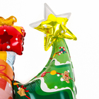 Воздушный шар фольгированный 47" «Новогодняя машинка», на подставке - Фото 6