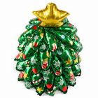 Воздушный шар фольгированный 16" «Объёмная новогодняя ёлка мини» - Фото 4