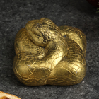 Фигура "Змея клубочком" старое золото, 4х4х2см - Фото 4