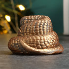 Фигура "Змейка малая" состаренная бронза, 4х4х2см - Фото 2