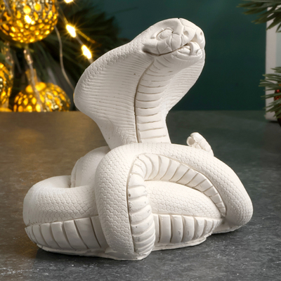 Фигура для раскраски «Змея Кобра», 6×7×5 см